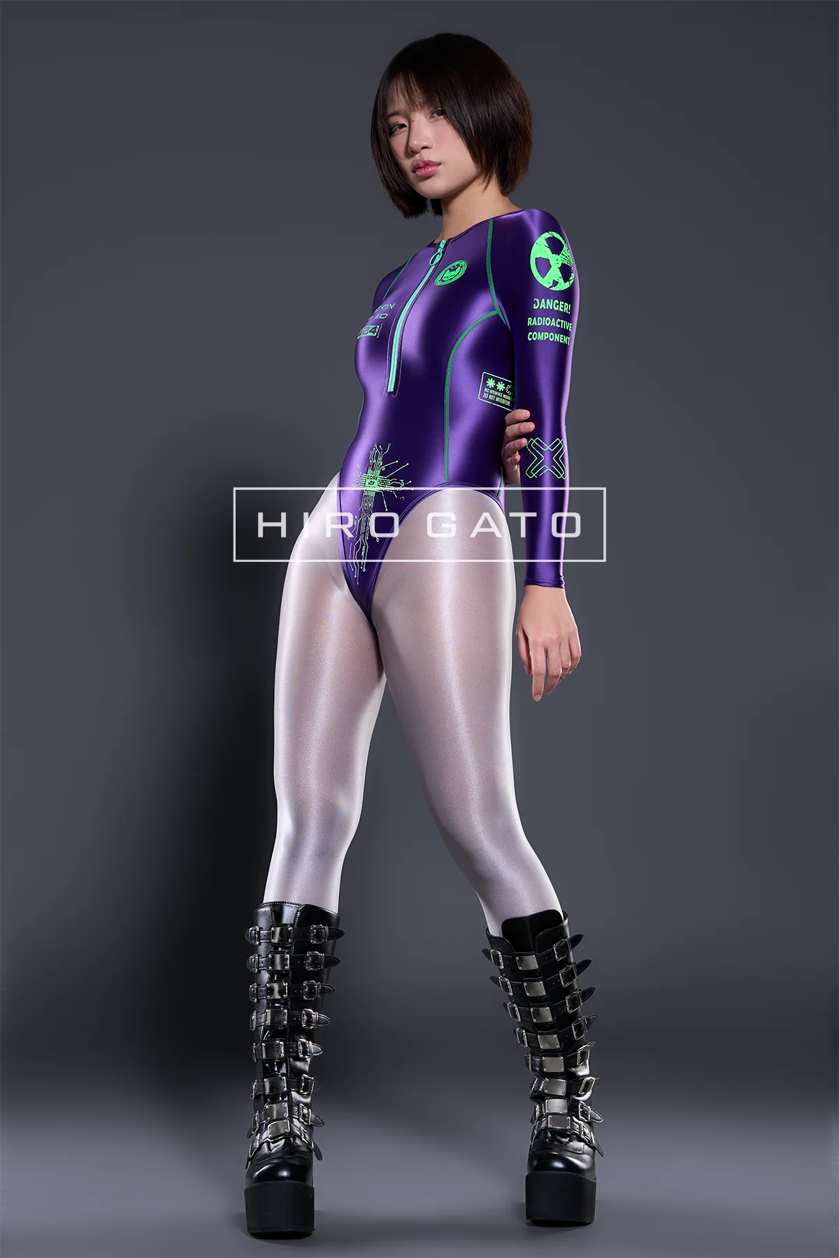 A Futuristic Spandex Leotard view 2