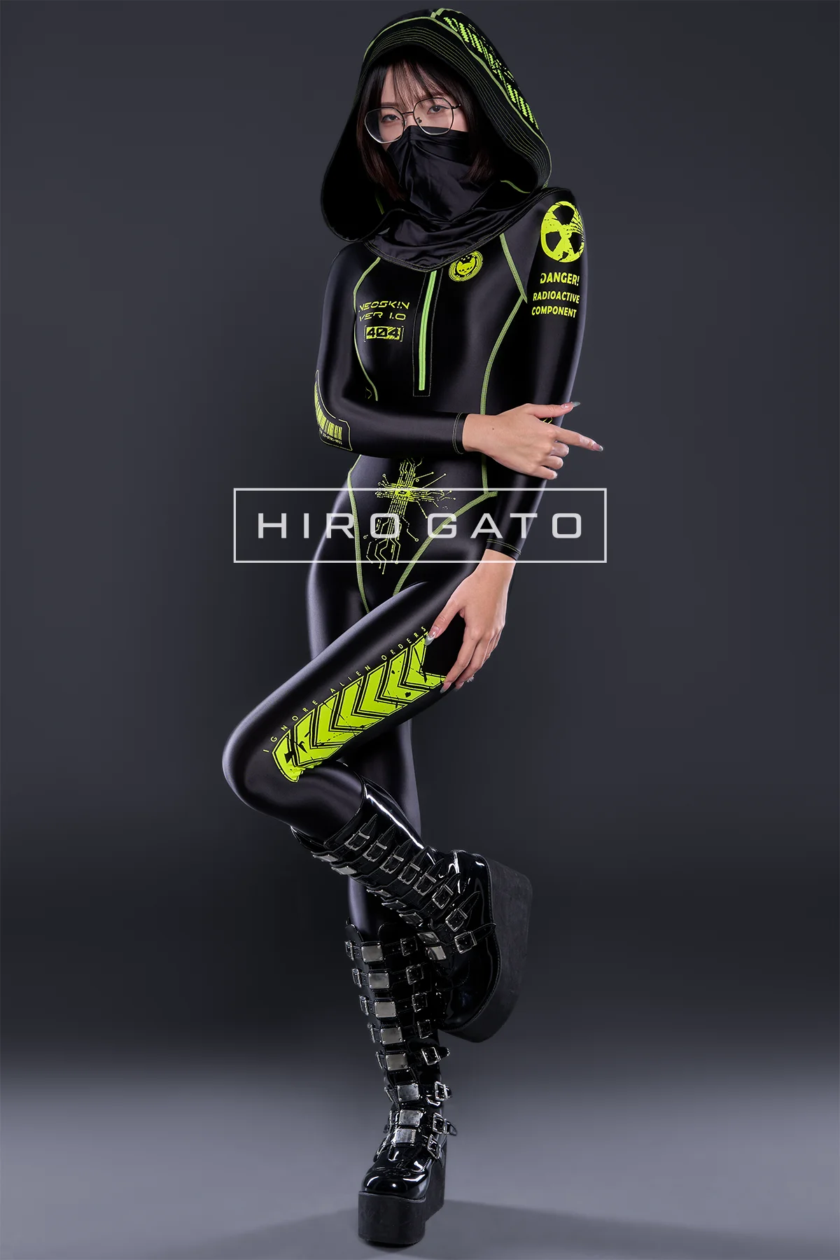 A Futuristic Spandex Catsuit view 2
