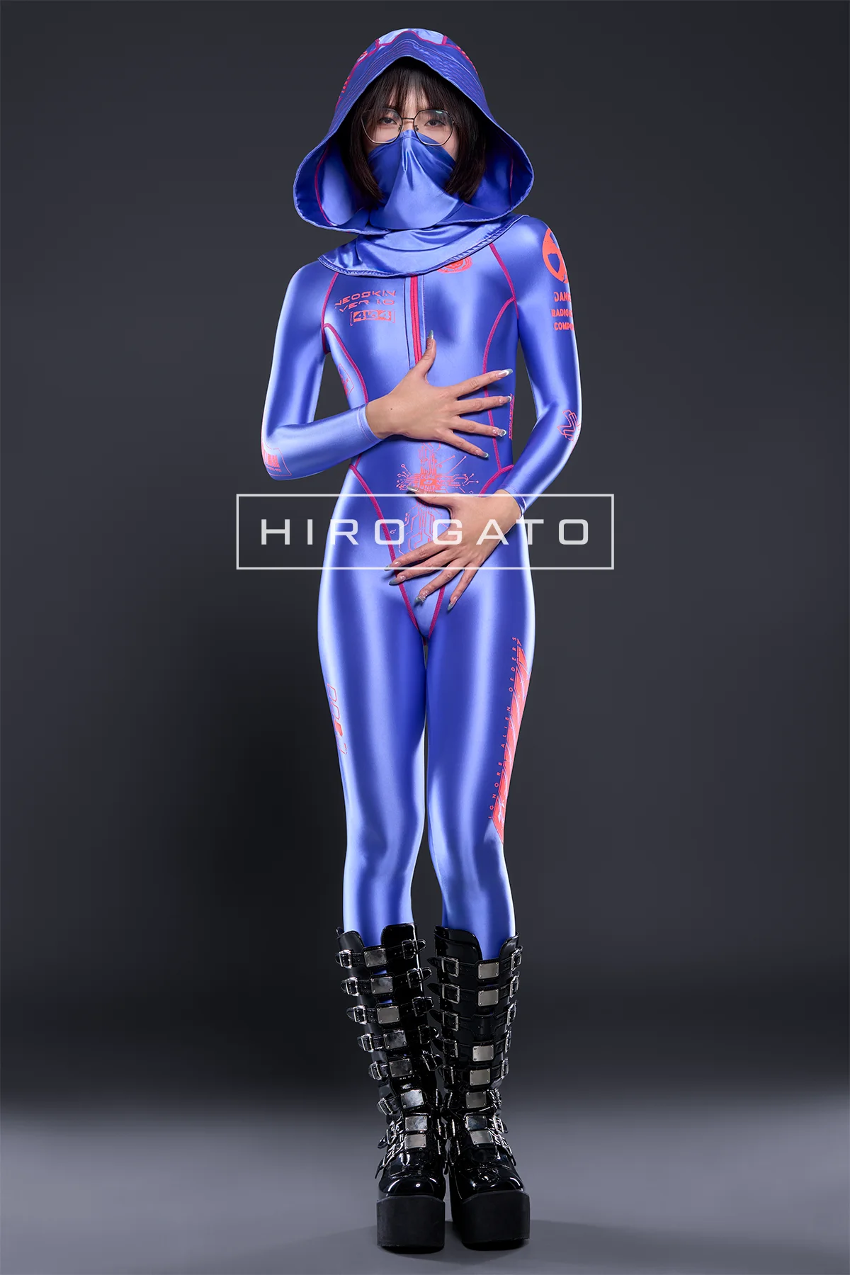 A Futuristic Spandex Catsuit view 2
