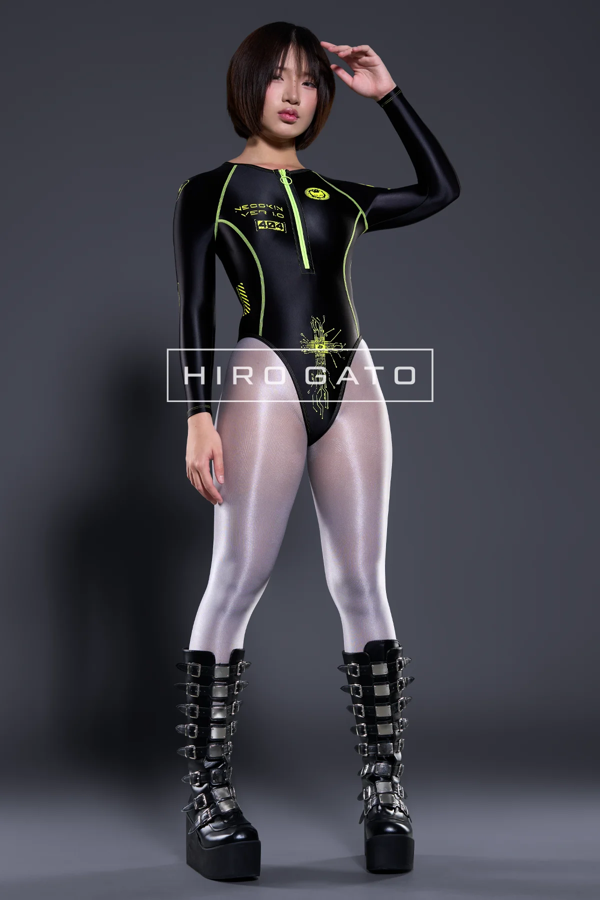 A Futuristic Spandex Leotard