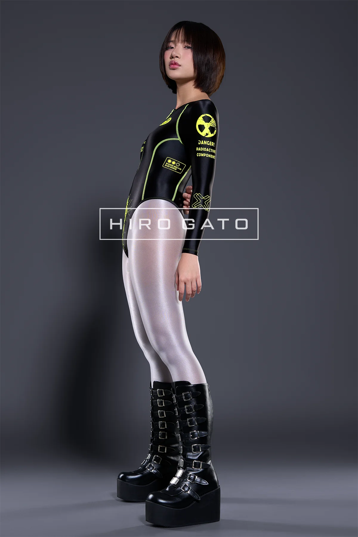 A Futuristic Spandex Leotard view 3