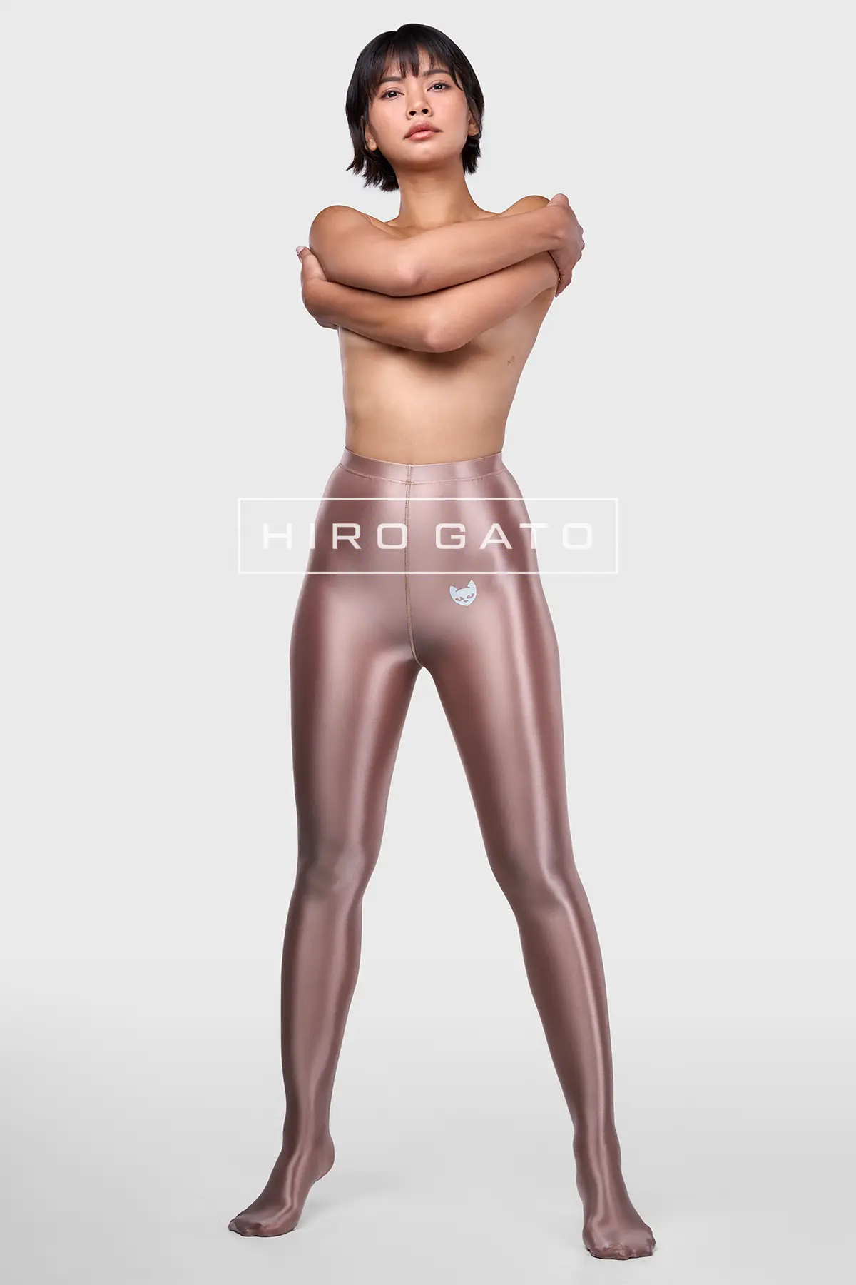 Sheer Nylon Leggings  Skincolor