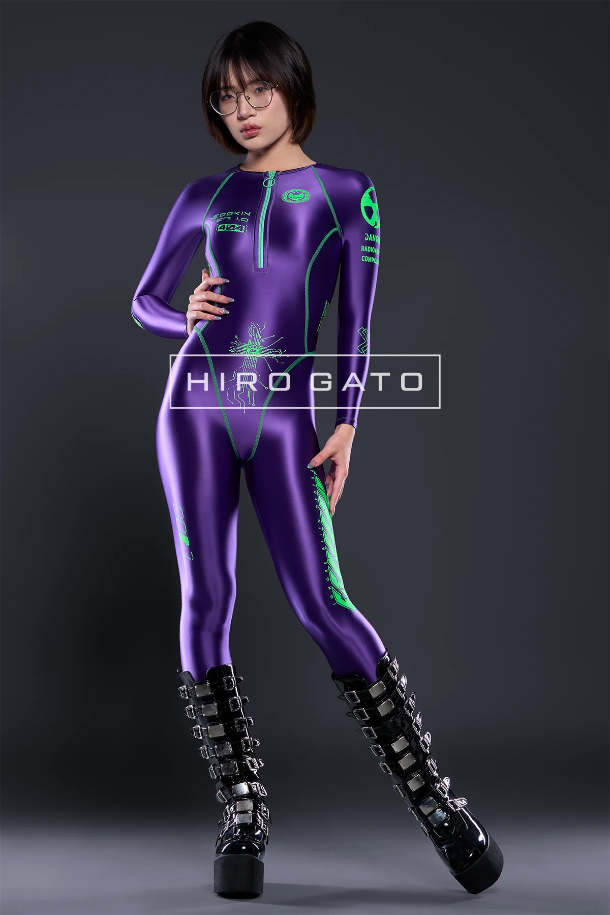 A Futuristic Spandex Catsuit