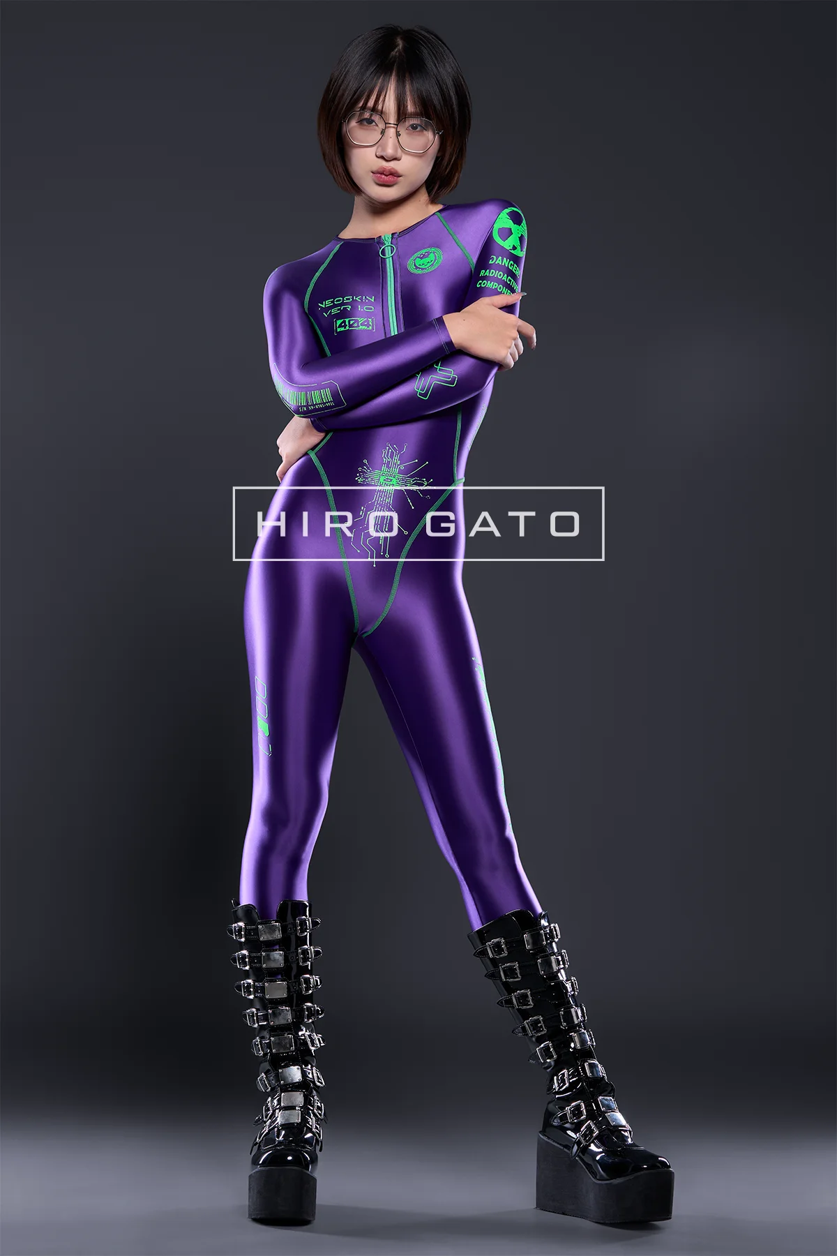 A Futuristic Spandex Catsuit view 2