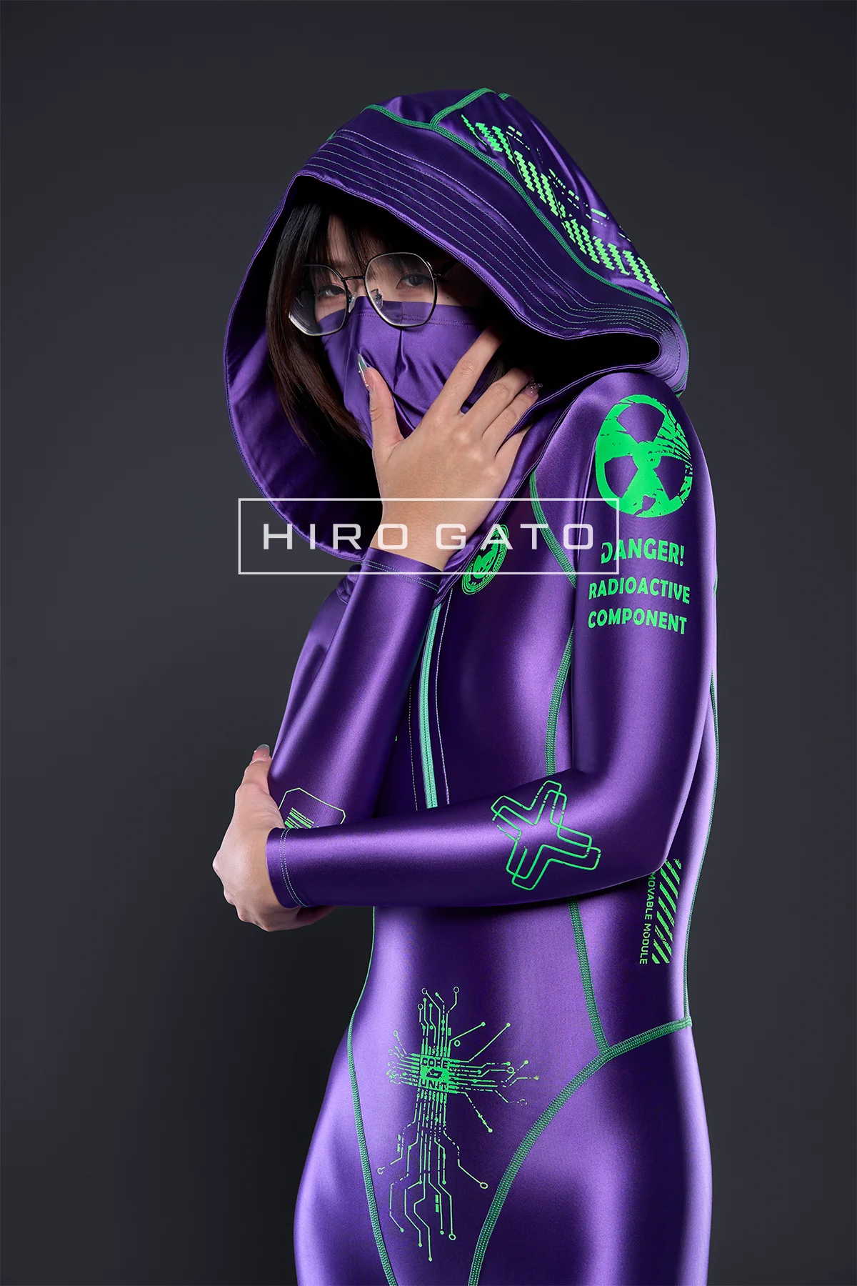 A Futuristic Spandex Catsuit view 8