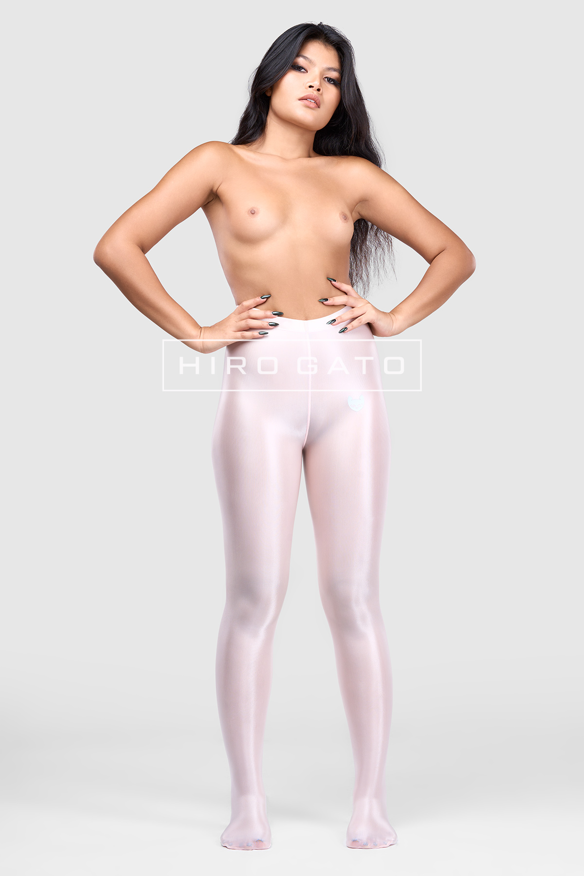 Sheer Nylon Leggings  Babyskin view 6
