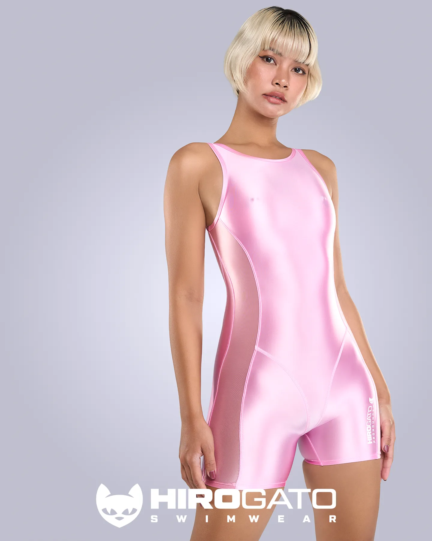 'Pronouncer' One Piece Scrunch Bottom Swimsuit Cherry Blossom view 4