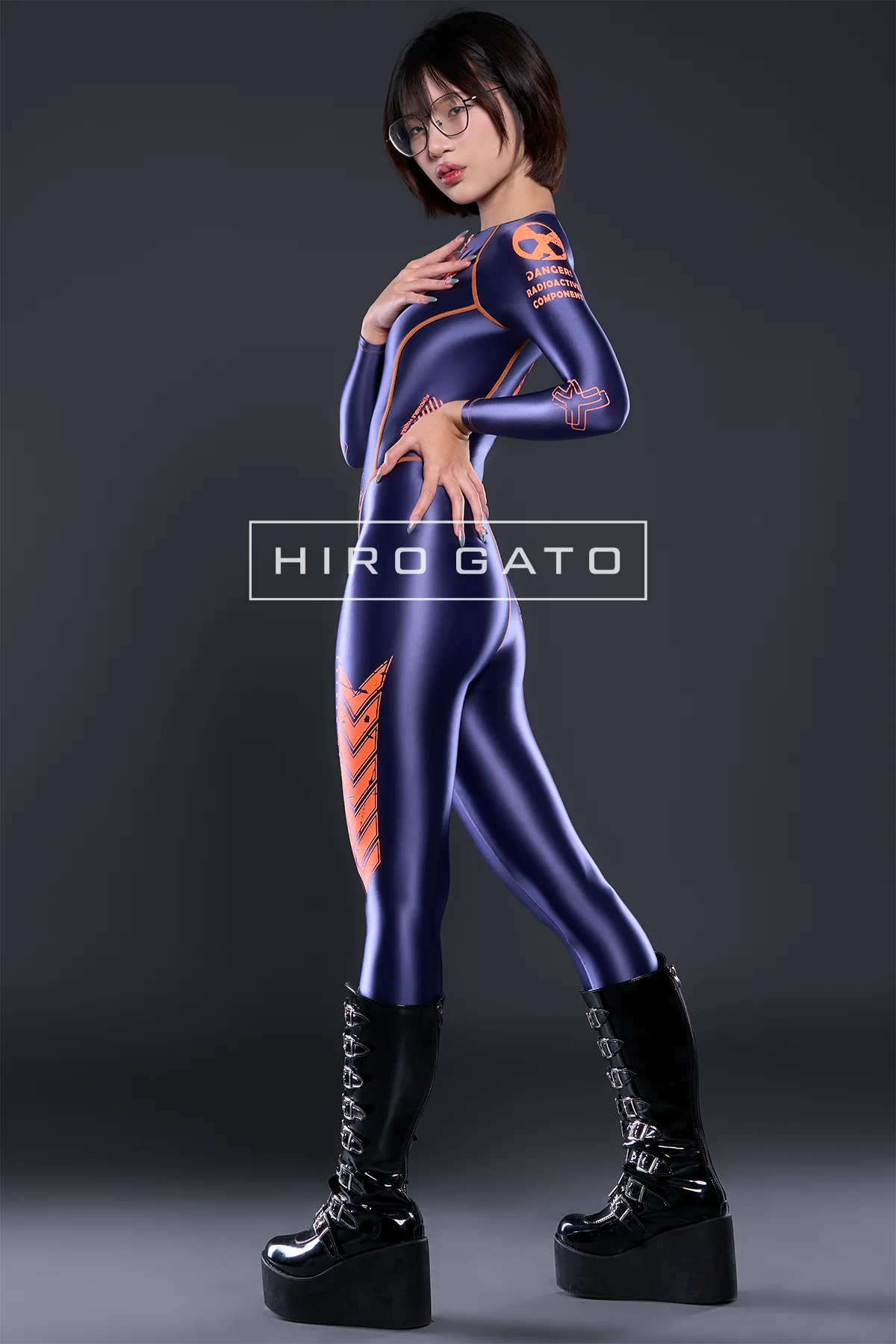 A Futuristic Spandex Catsuit view 5